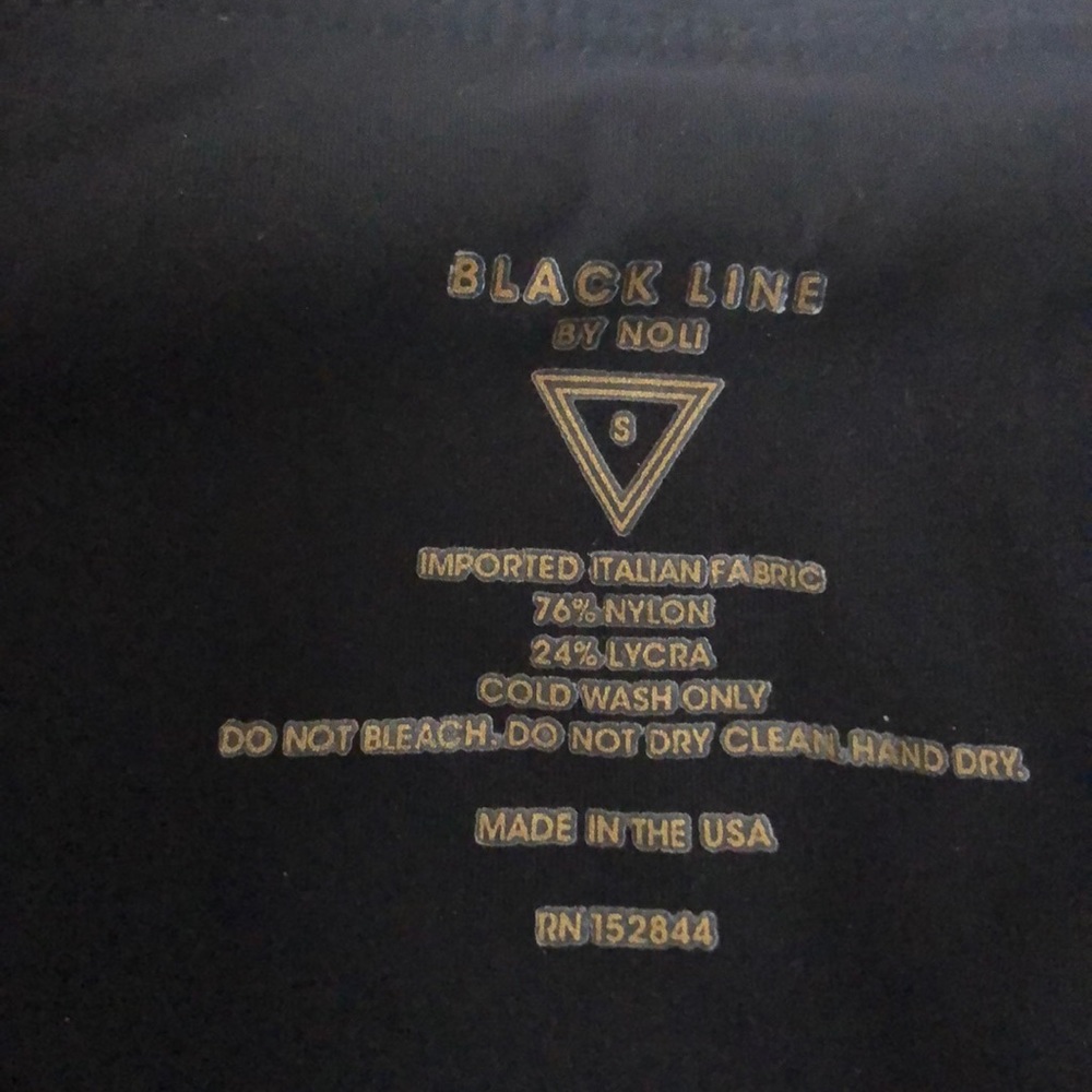 Black Line by Noli Black w Color Confetti Leggings - Picture 6 of 7